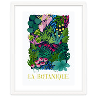 La Botanique, Botanical Garden, Colorful Jungle Print, Boho FLower Market