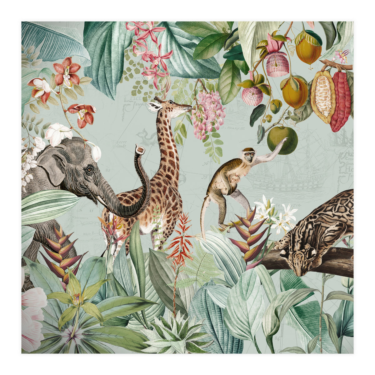 African Tropical Jungle Safari (Print Only)