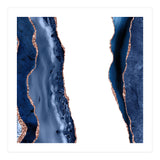 Navy & Rose Gold Agate Texture 28  (Print Only) thumbnail