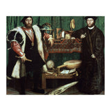 Germany school. The Ambassadors (with anamorphosis in the lower part of the painting). 1533. Oil ... (Print Only) thumbnail
