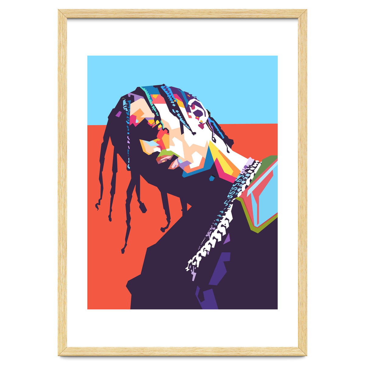 Travis Scott wpap art