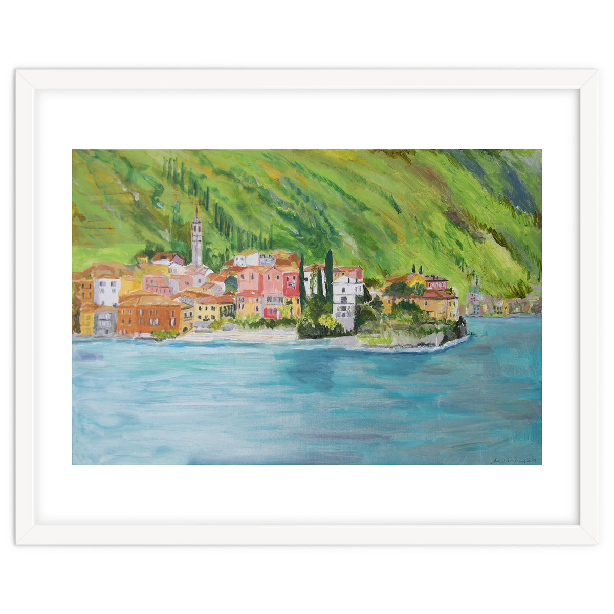 View Across The Lake To Varenna