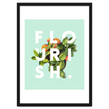 Flourish #society6 #buyart #typography #artprint thumbnail