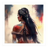Powerful Warrior Back Woman #2 (Print Only) thumbnail