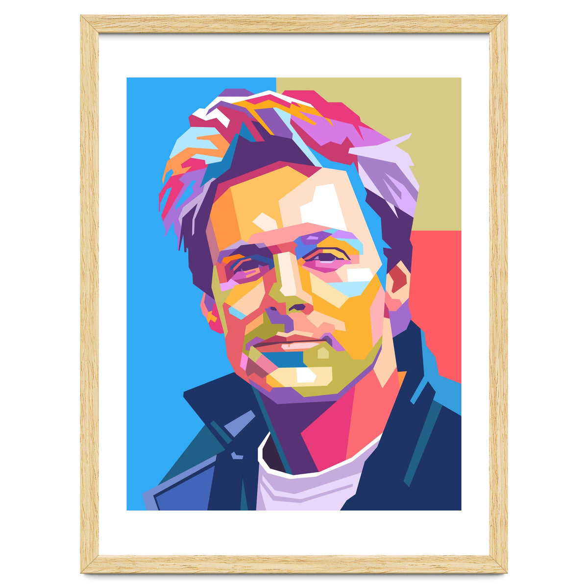 Bryan Adams pop art portrait
