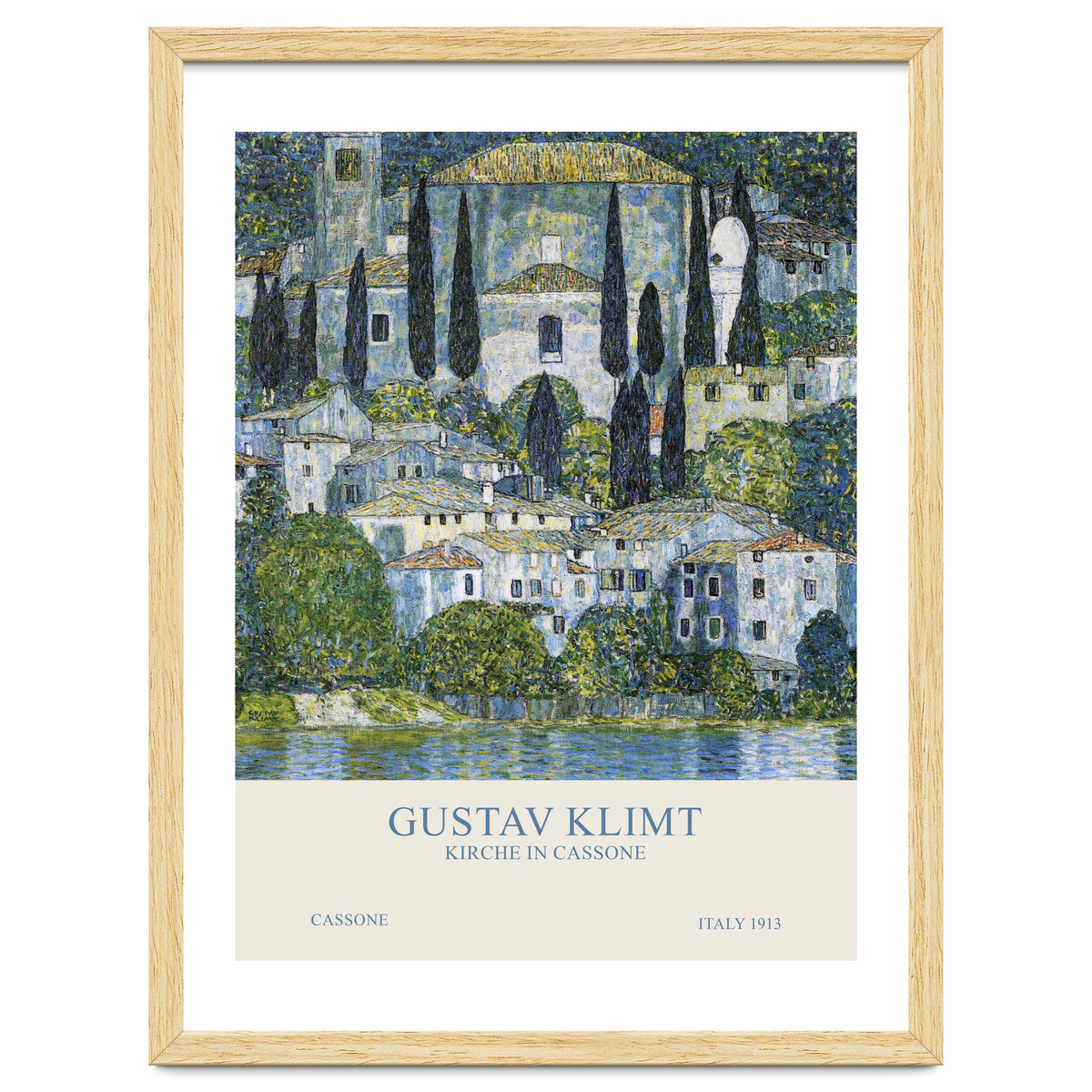 Gustav Klimt - Kirche in Cassone