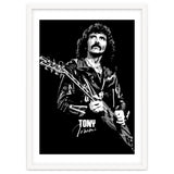 Tony Iommi American Musician Legend In Grayscale thumbnail