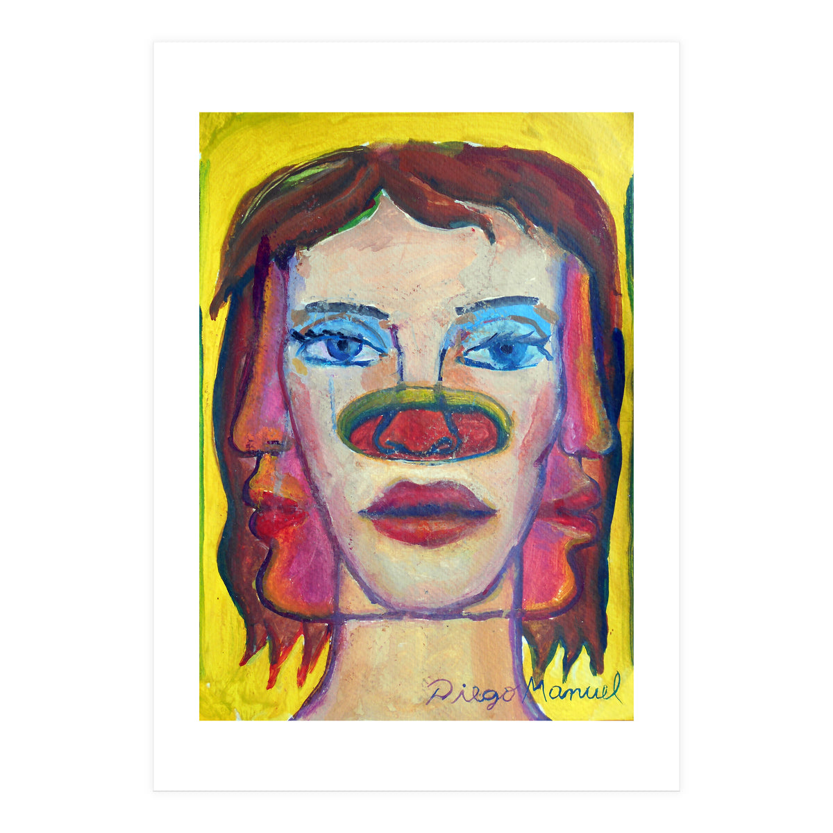 Cabeza De Mujer 16 (Print Only)