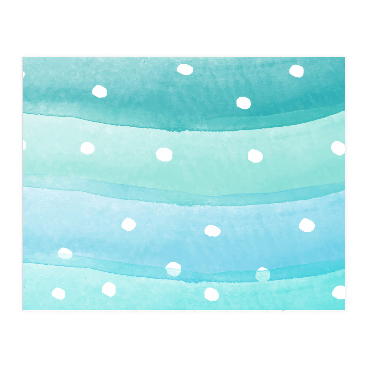 Watercolor Polka (Print Only)