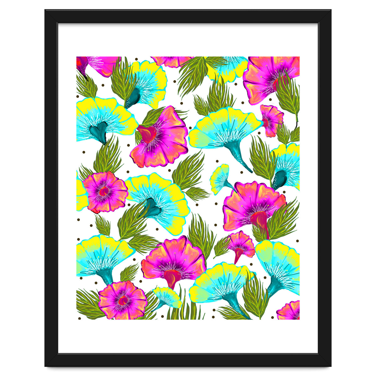 Ecstatic Floral #society6 #decor #buyart