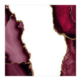 Burgundy & Gold Agate Texture 21  (Print Only) thumbnail
