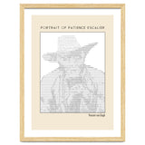 Portrait of Patience Escalier (1888) - Vincent van Gogh(ascii art) thumbnail