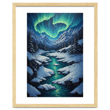 Ethereal Northern Lights: Arctic Winter Valley thumbnail