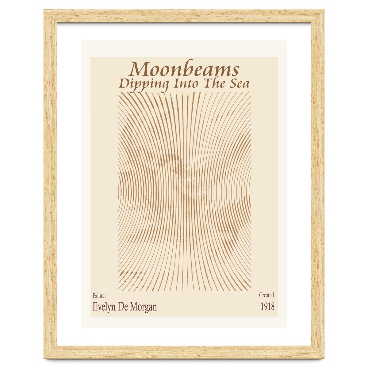 Moonbeams Dipping Into The Sea (1918) – Evelyn De Morgan (english, 1855 1919)