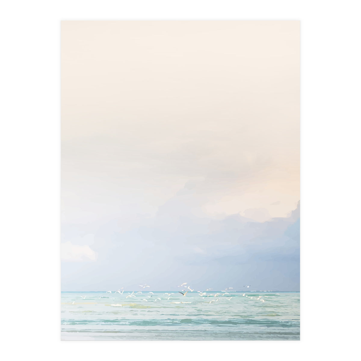 Birds Waiting For Rain (Print Only)