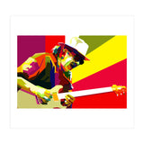 Carlos Santana Latin Guitarist Pop Art Wpap (Print Only) thumbnail
