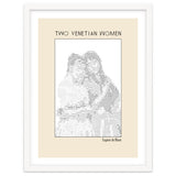 Two Venetian Women – Eugene de Blaas (ascii art) thumbnail