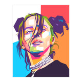 Billie Eillish wpap art  (Print Only) thumbnail