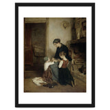 The Evening Prayer. Dating: 1857. Measurements: h 46.5 cm × w 38.5 cm; d 6.4 cm. thumbnail