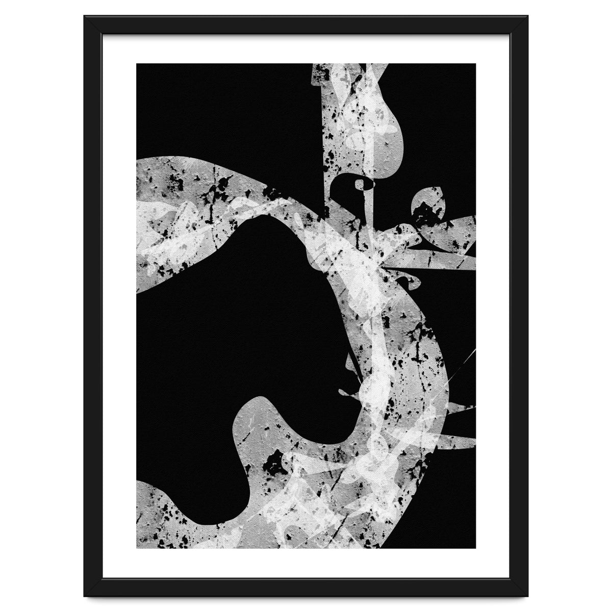 Black and White Abstract