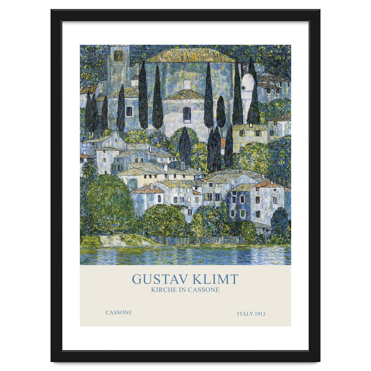 Gustav Klimt - Kirche in Cassone