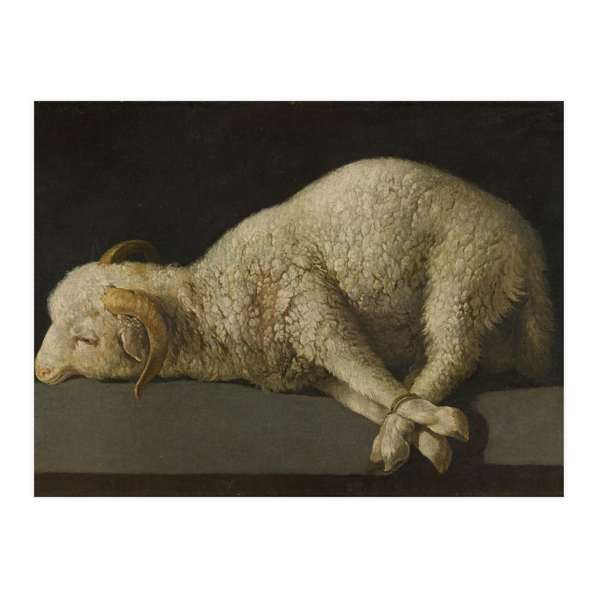 Francisco de Zurbarán / 'Agnus Dei (The Lamb of God)', 1635-1640, Spanish School. (Print Only)
