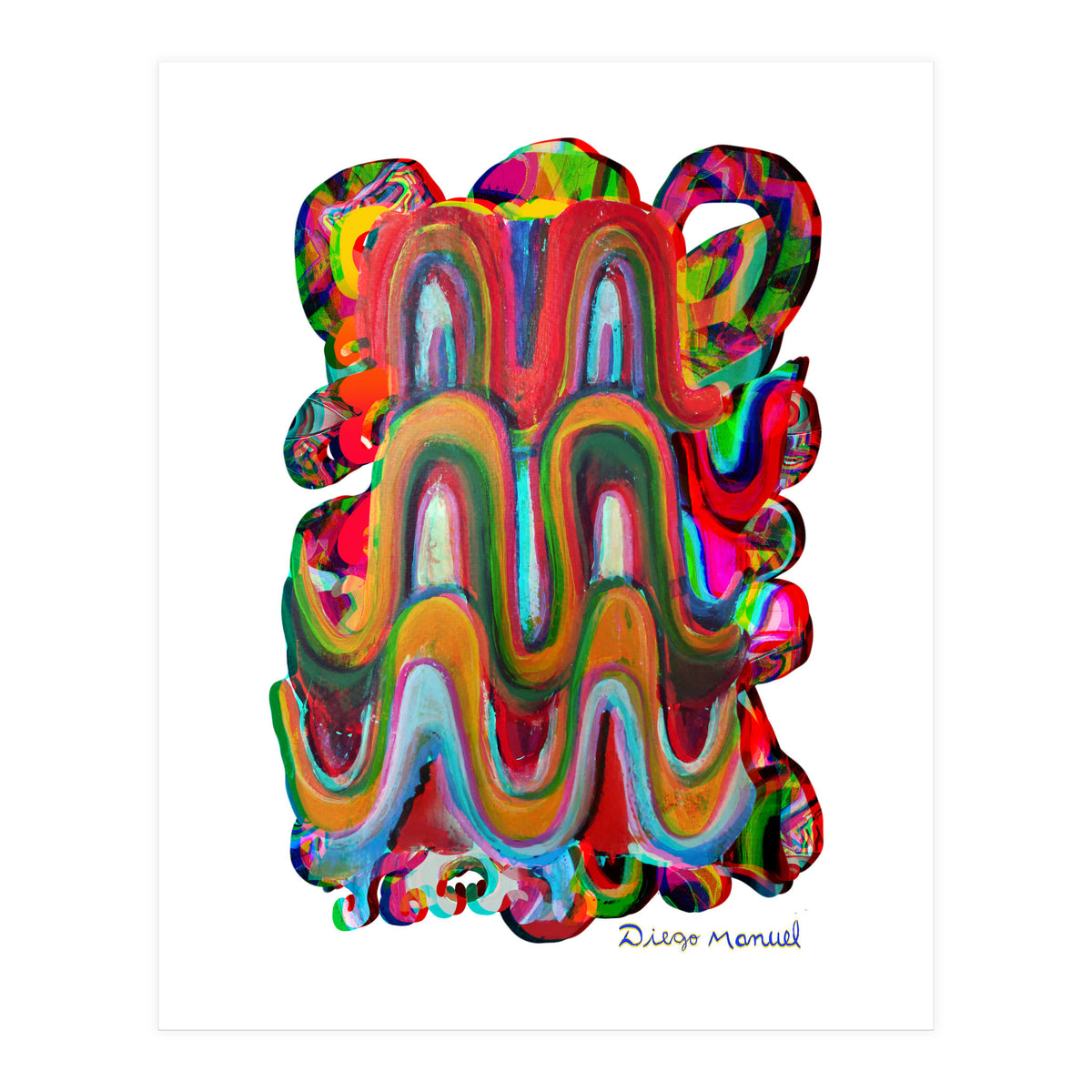 Pop Abstract Asimetrico 38 Copia (Print Only)