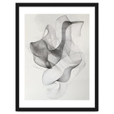 Abstract Black And White Swirling Lines Art thumbnail