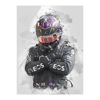 Lewis Hamilton F1 (Print Only)