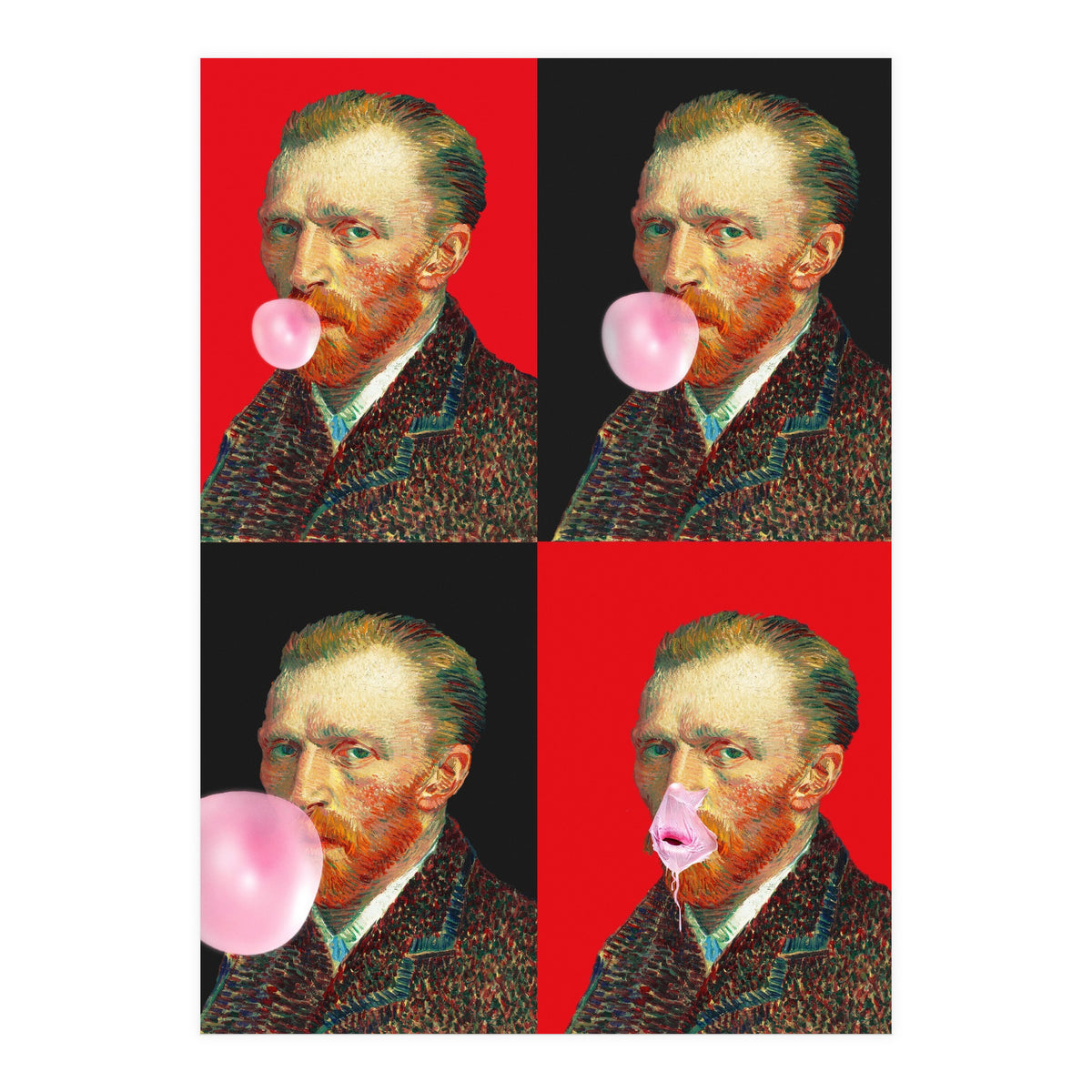Vincent Gum Explosion (Print Only)