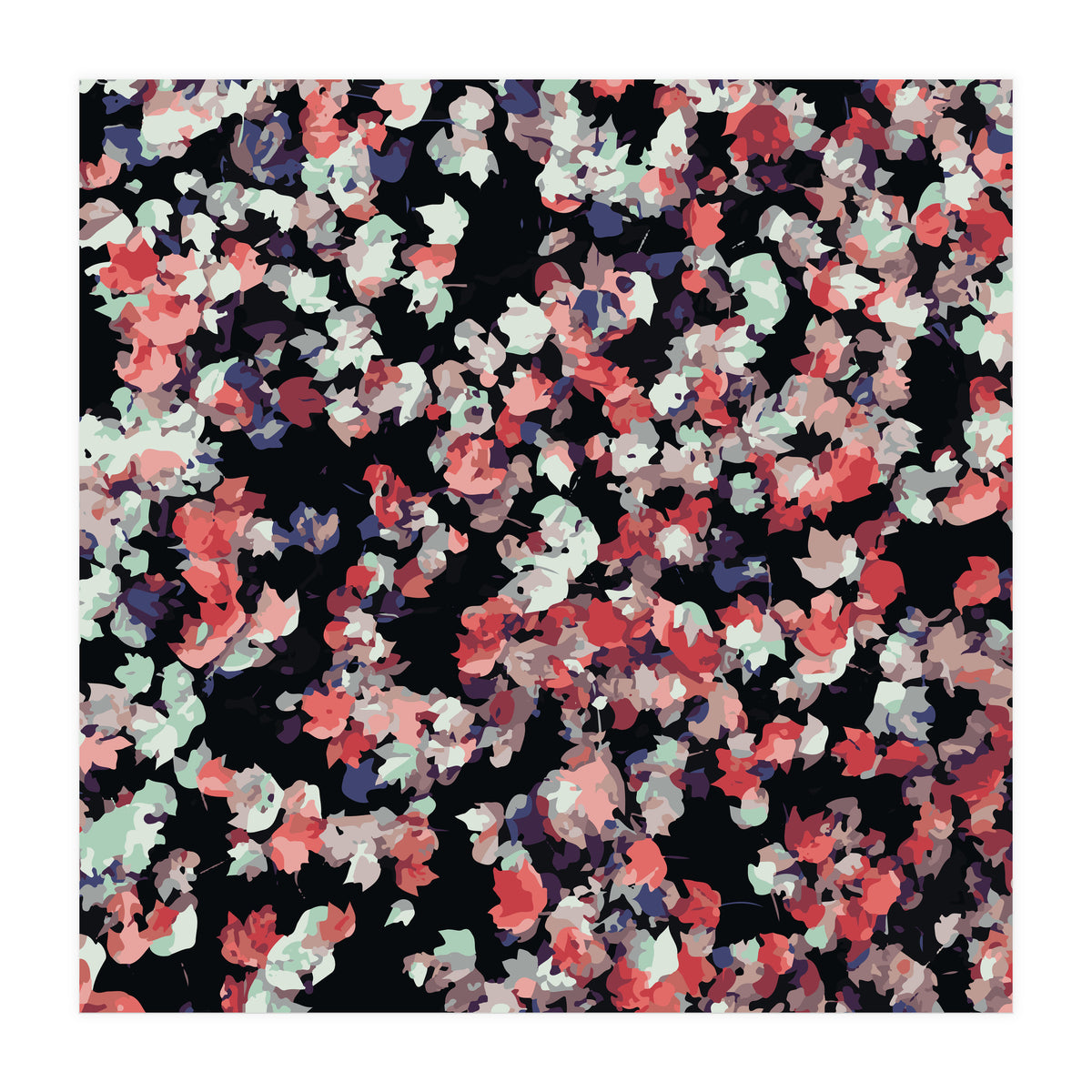 Floral Ecstasy Painting (Print Only)