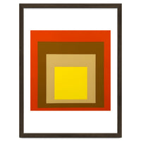 Josef Albers - Red, Brown, Golden
