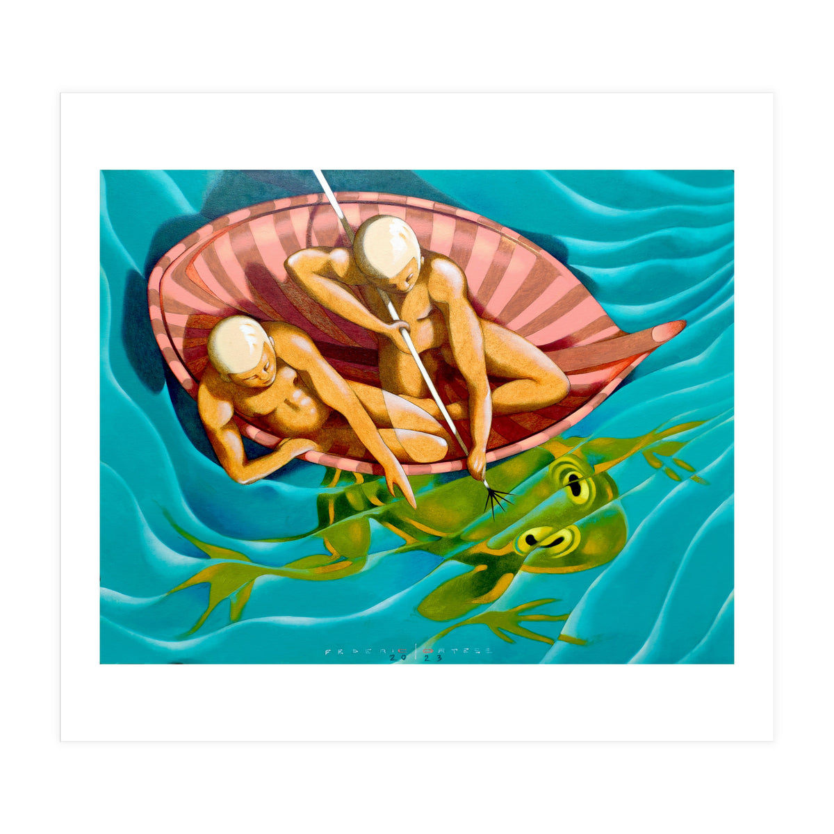 The capture of the giant frog (Print Only)