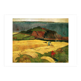 Paul Gauguin / 'Seaside Harvest', 1890, Oil on canvas, 92 × 73 cm. (Print Only) thumbnail