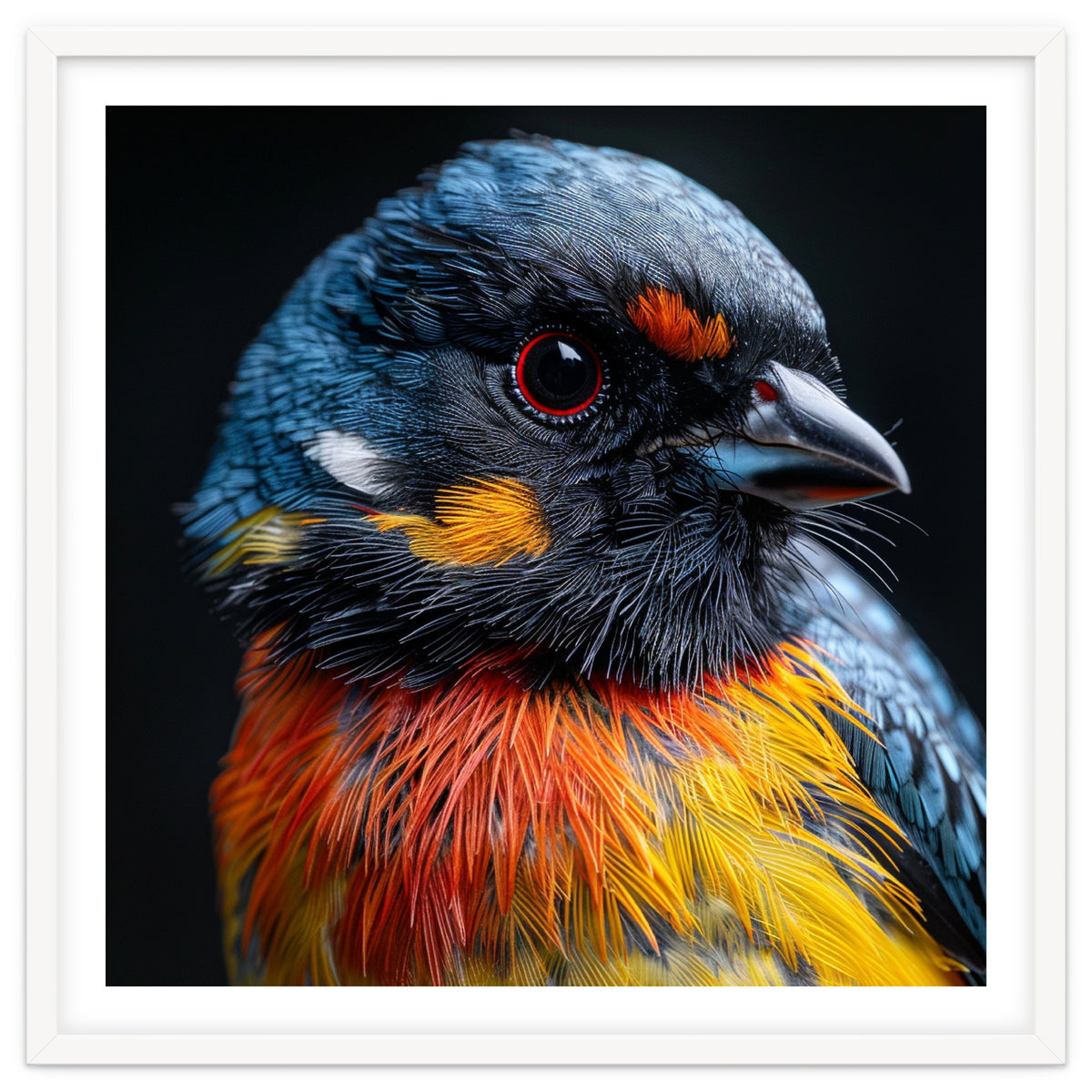 Close Up Of A Colorful Bird In The Wild