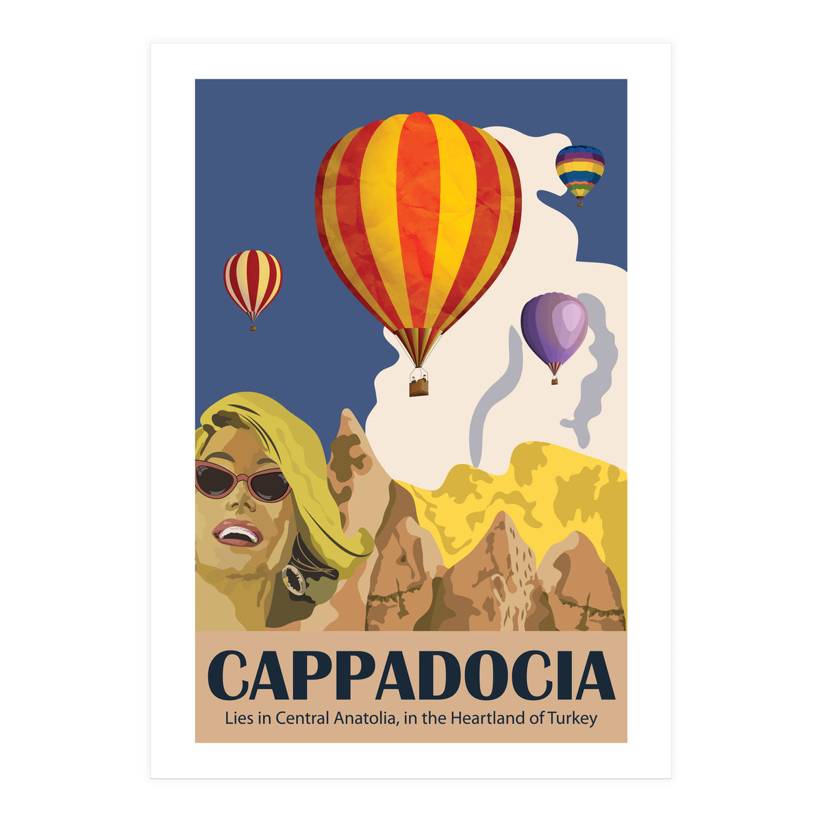 Cappadocia, Hot Air Balloons (Print Only)