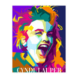 Cindy Lauper 80s Retro Singer Art WPAP (Print Only) thumbnail