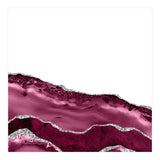 Burgundy & Silver Agate Texture 10 (Print Only) thumbnail