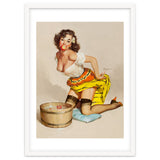 Pinup Girl Bobbing For Apples thumbnail