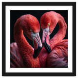 Two Flamingos Together thumbnail