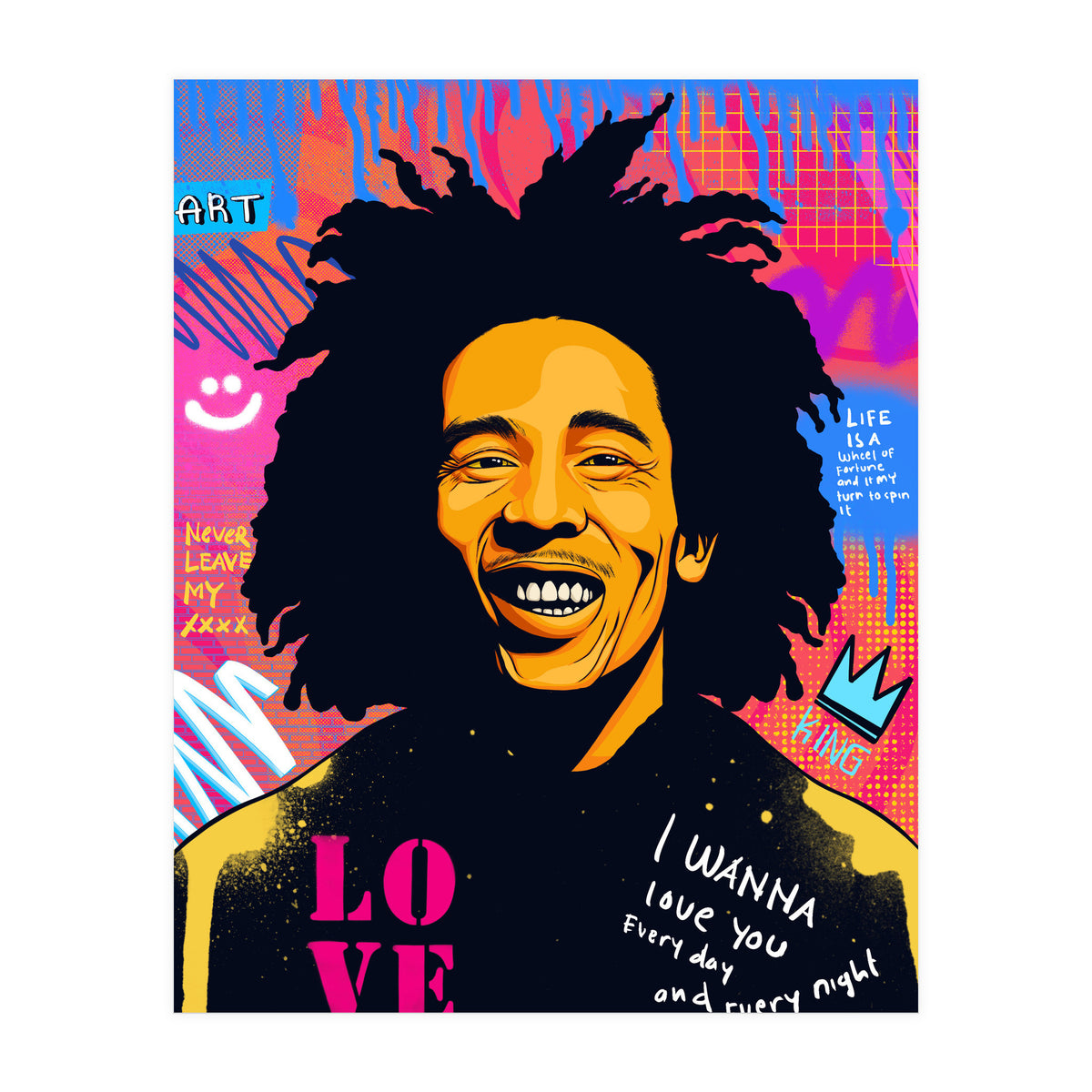 Bob Marley (Print Only)
