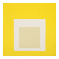 JOSEF ALBERS - HOMAGE TO THE SQUARE YELLOW WHITE (Print Only)