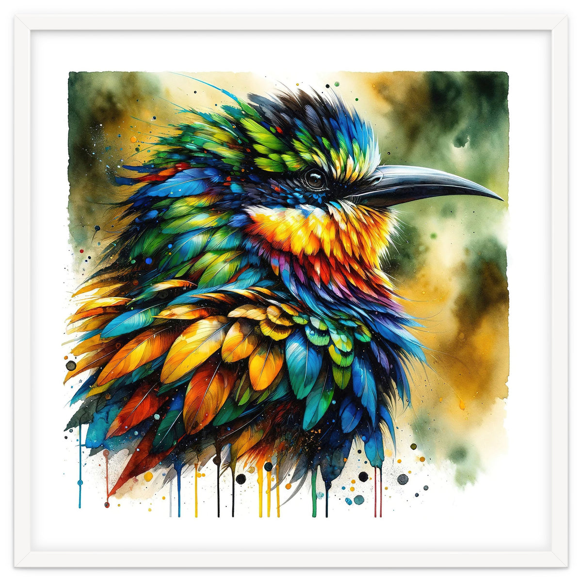 Vibrant Tropical Bird Portrait
