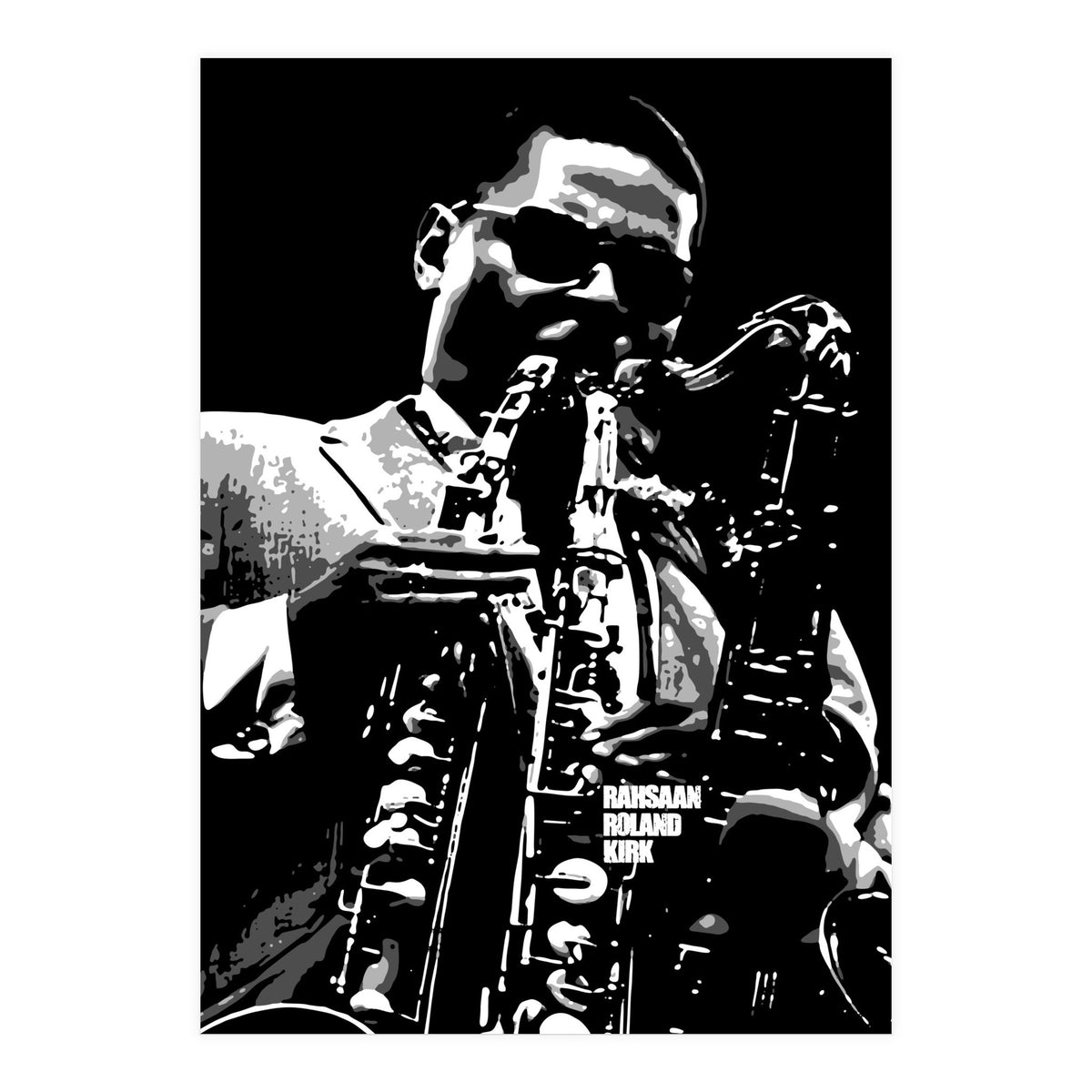 Rahsaan Roland Kirk Jazz Music Legend 3 (Print Only)
