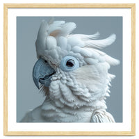 White Cockatoo Bird Portrait Close Up