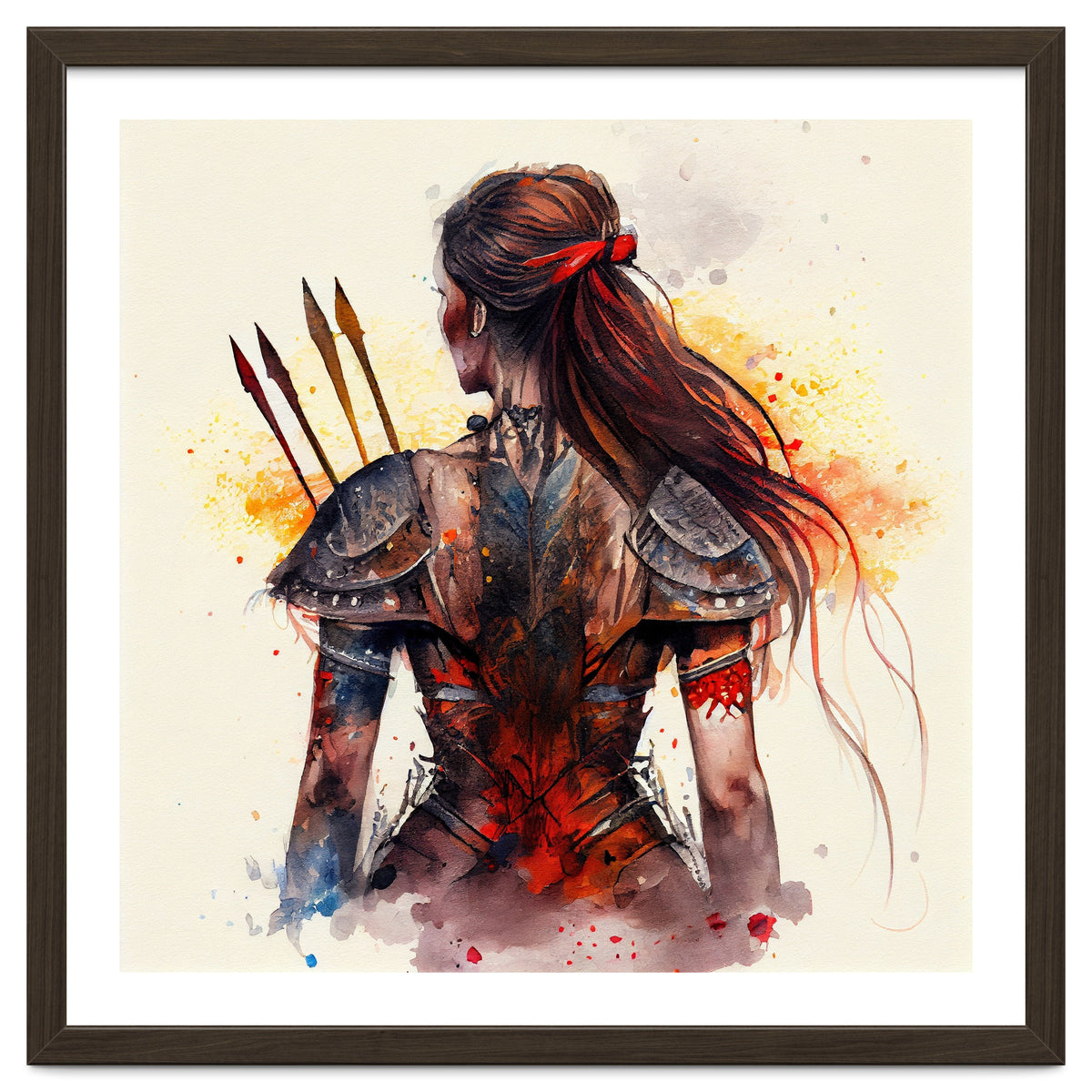 Powerful Warrior Back Woman #3