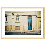 Lisbon Blue door on the street thumbnail