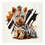 Watercolor Yorkshire Terrier Dog (Print Only) thumbnail