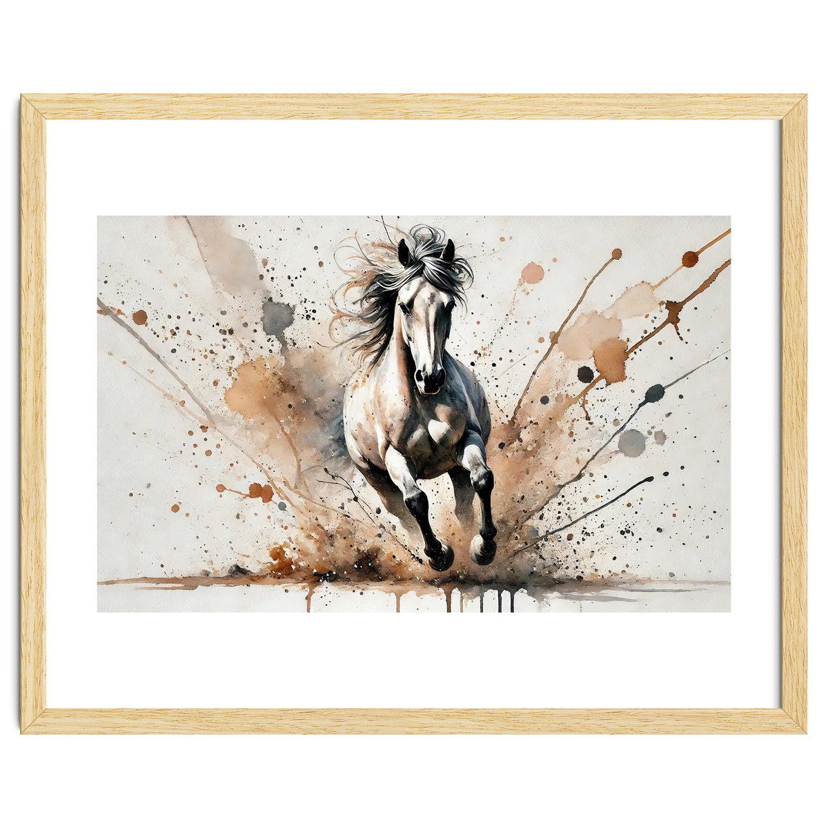 Galloping Horse Front View