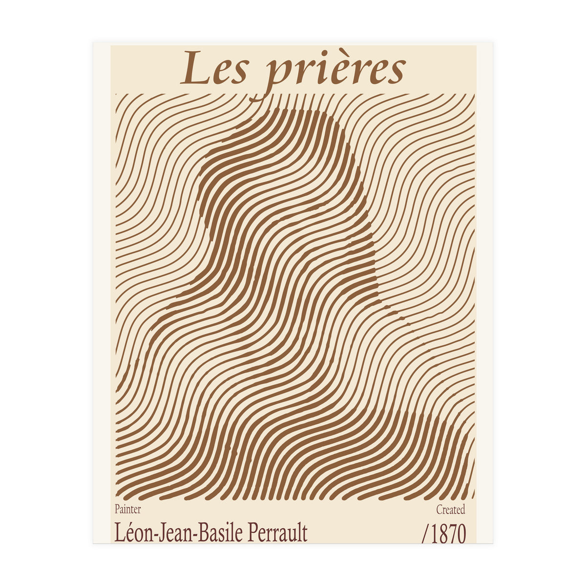 Les Prières – Léon Jean Basile Perrault (1870) (Print Only)